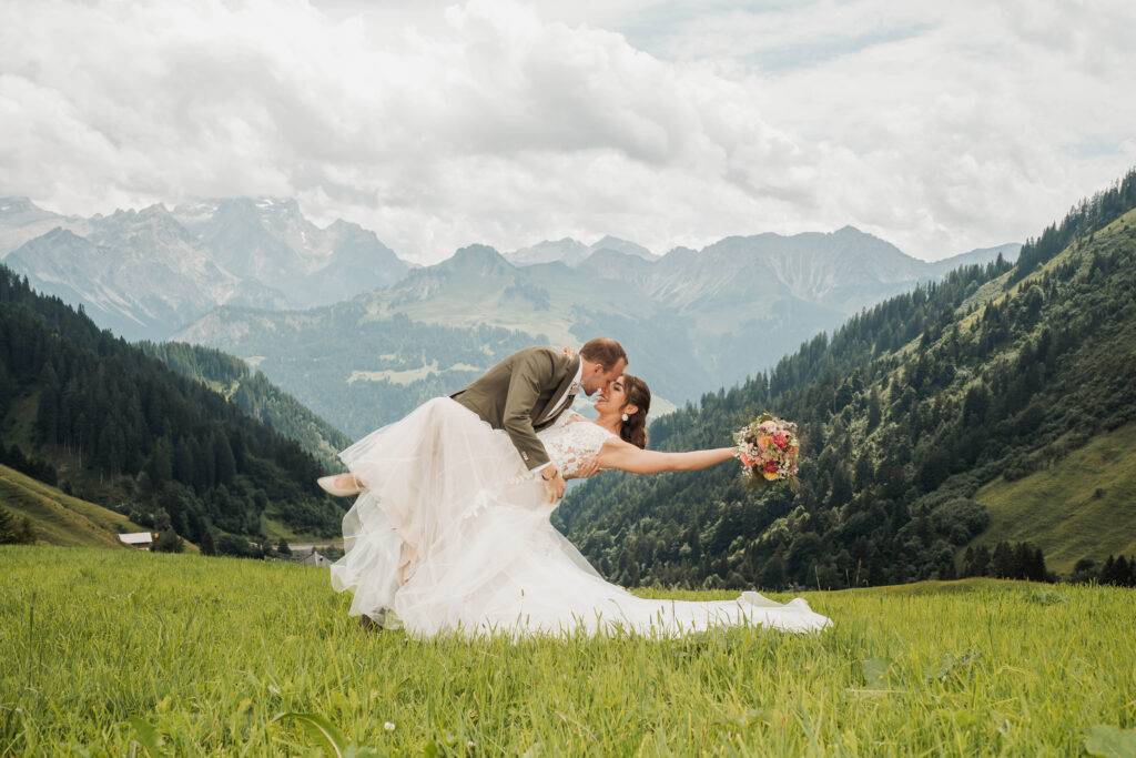 Hochzeit im Alpenresort Walsertal in den Bergen